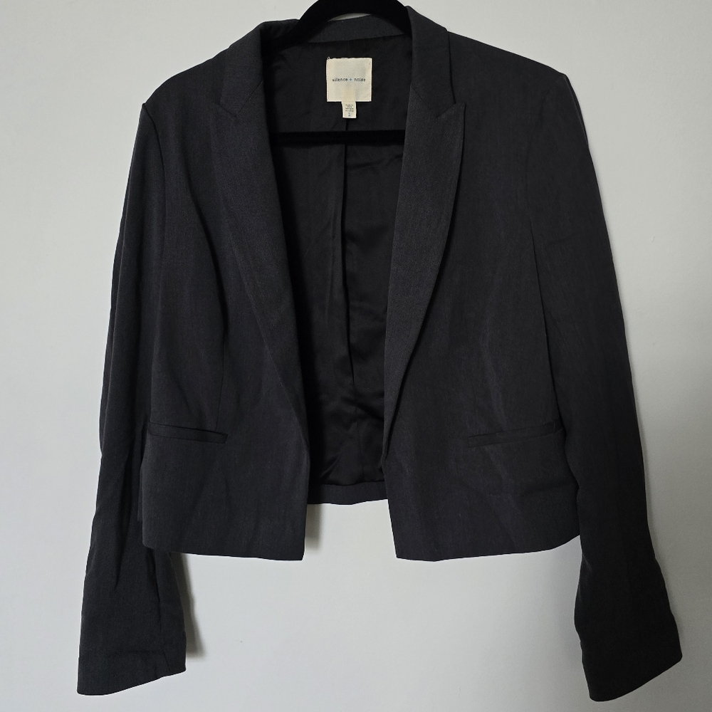 Urban Outfitter Cropped Women's Gray Blazer